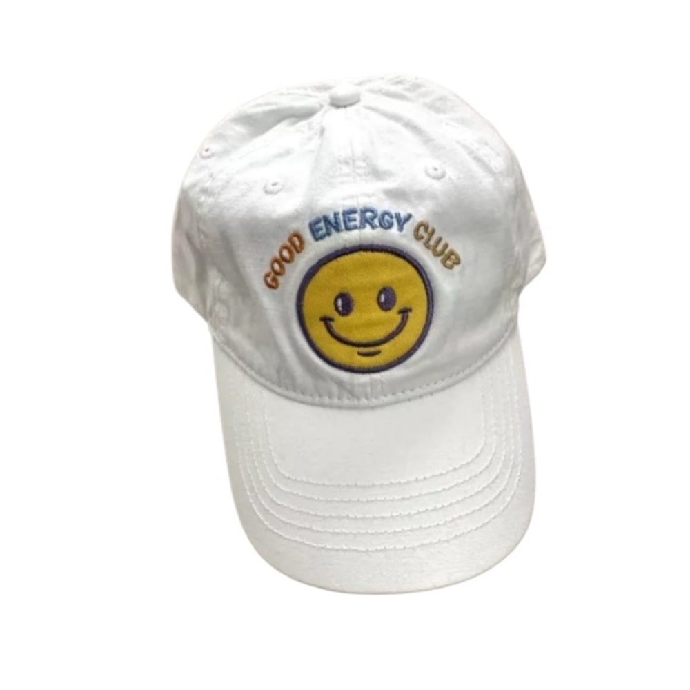 “Good Energy Club” Happy Face Baseball Hat - Picture 9 of 11
